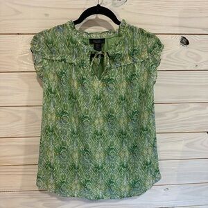 Green and Gold Women's Top by Rachel Roy